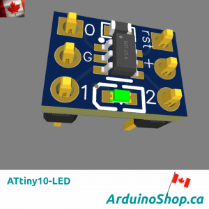 ATtiny10 dev kit with LED